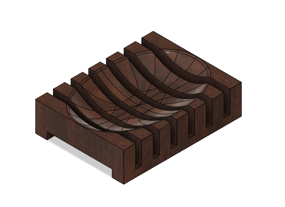 STL file Slat Soap Dish 🧼・3D printer model to download・Cults